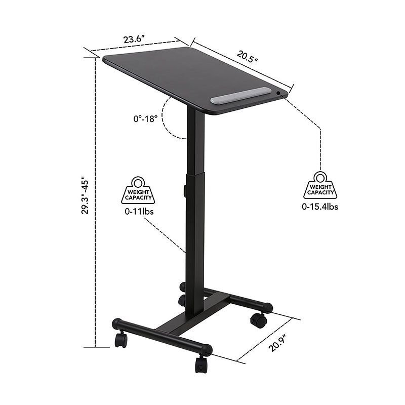 Drawing of Flexispot MT3