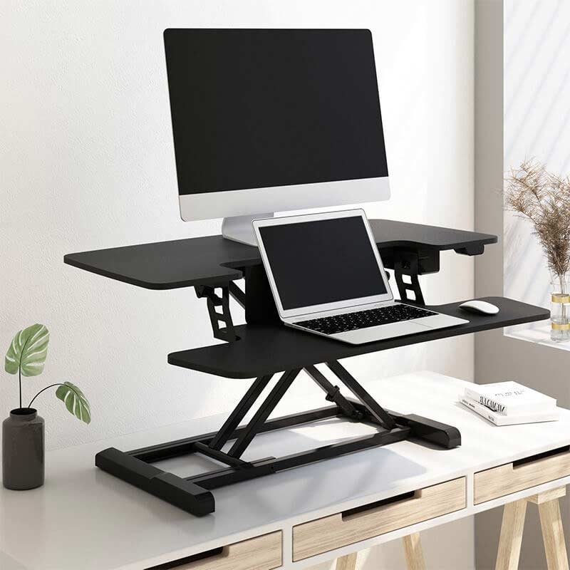 Flexispot EM7L-E Motorized AlcoveRiser Standing Desk Converter - 40"