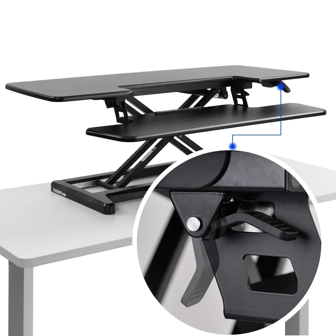 Flexispot M7L AlcoveRiser Standing Desk Converter - 42