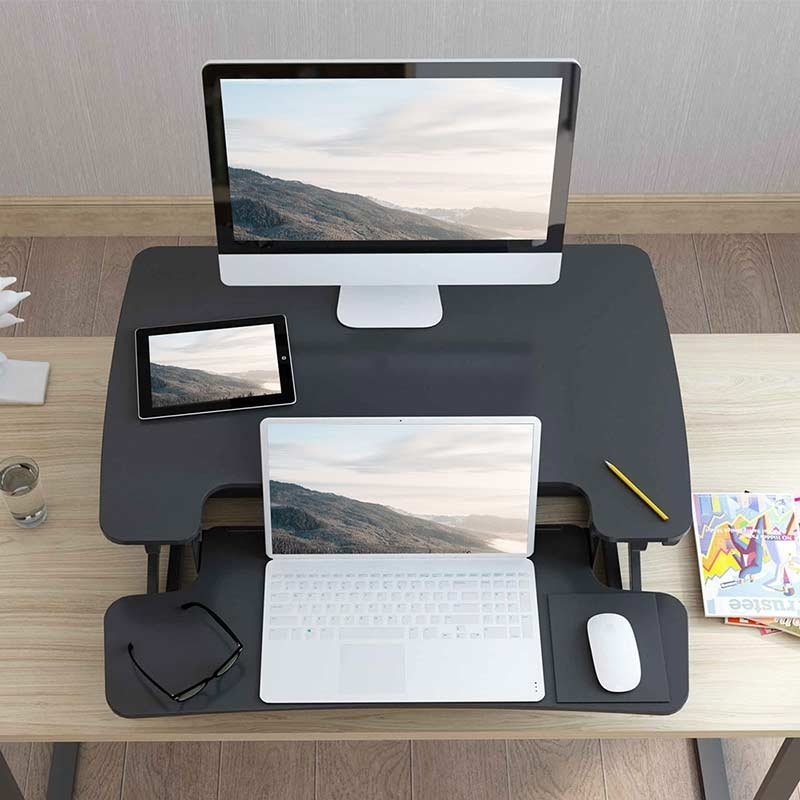 Flexispot M8MB EdgeRiser Standing Desk Converter - 35