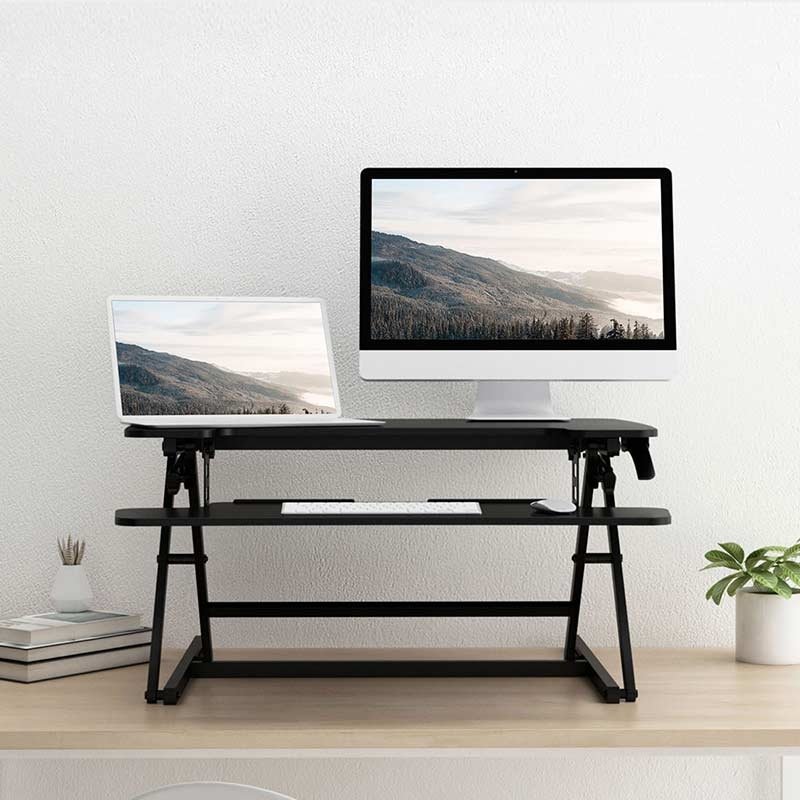 Flexispot M8MB EdgeRiser Standing Desk Converter - 35