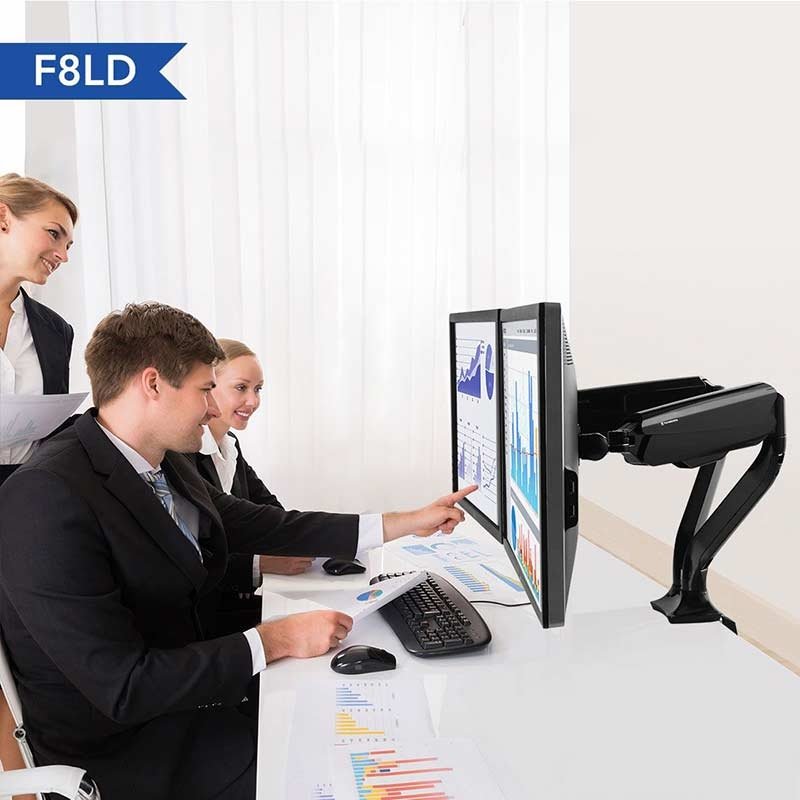 Flexispot F8LD Desk Mount Dual Monitor Mount