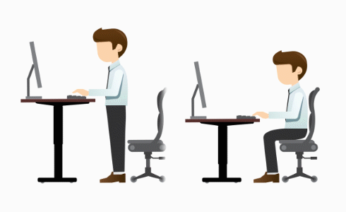 FlexiSpot makes it easy to go from sitting to standing in less than 10 seconds with the press of a button.