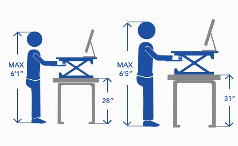 Classicriser standing desk converters deals