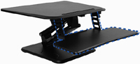 Quick release keyboard tray