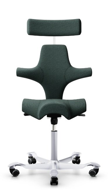 Front view - Flokk 8107 Hag Capisco Classic Saddle Seat and Headrest
