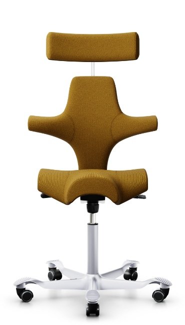 Front view - Flokk 8107 Hag Capisco Classic Saddle Seat and Headrest