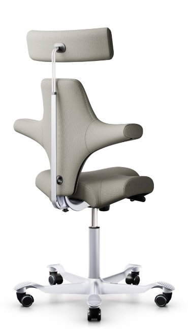 Back view - Flokk 8107 Hag Capisco Classic Saddle Seat and Headrest
