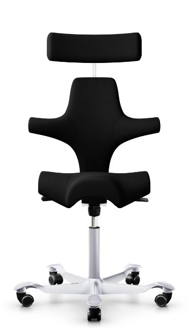 Front view - Flokk 8107 Hag Capisco Classic Saddle Seat and Headrest