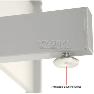 Adjustable leveling glides