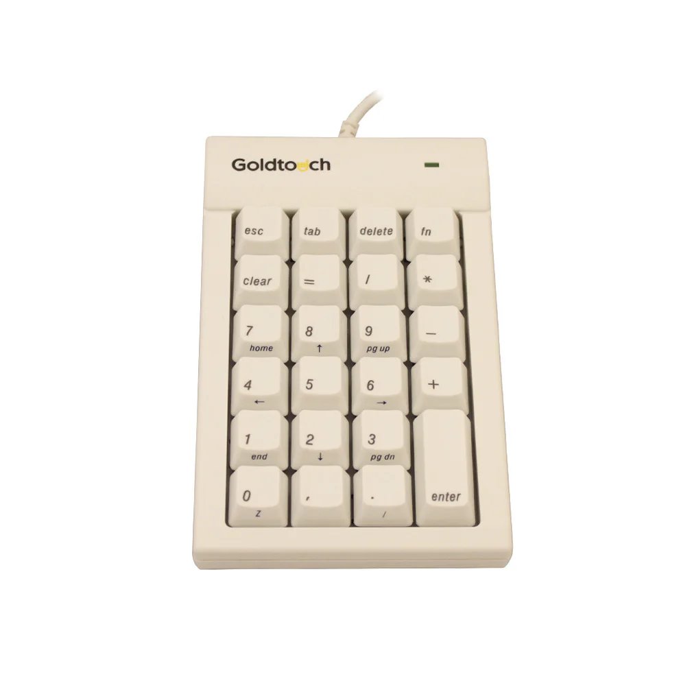 Goldtouch GTC-MACW and GTC-MACB Apple Mac USB Numeric Keypad