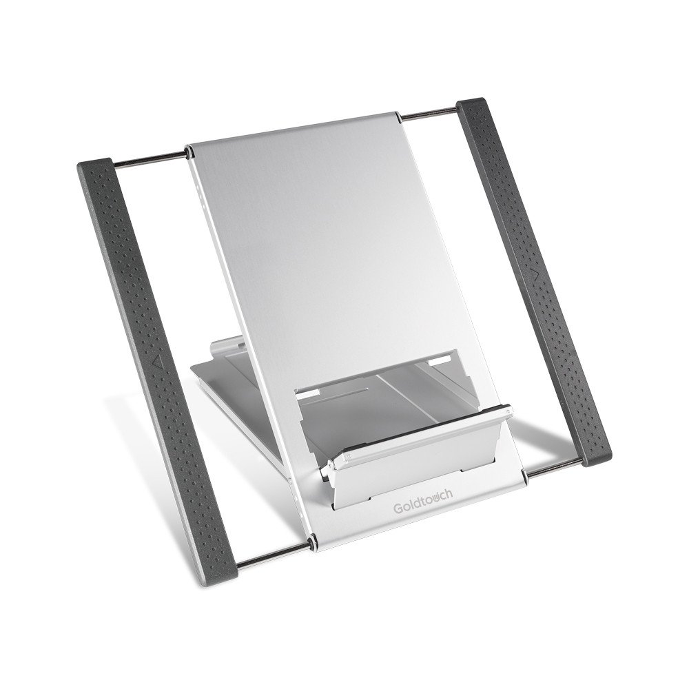 Goldtouch KOV-GTLS-0055 Go! Travel Notebook and iPad Stand - Silver
