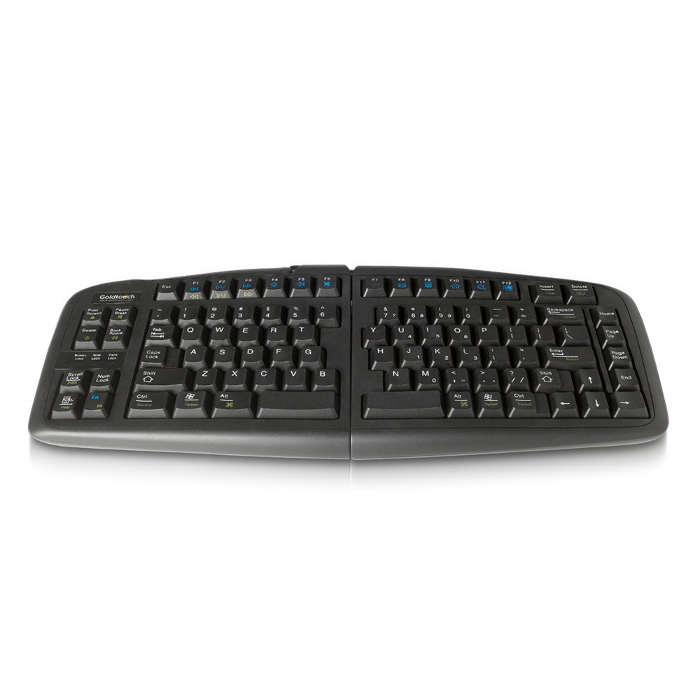 Goldtouch GTU-0088 V2 Adjustable Comfort Keyboard - PC & Mac Compatible (USB)