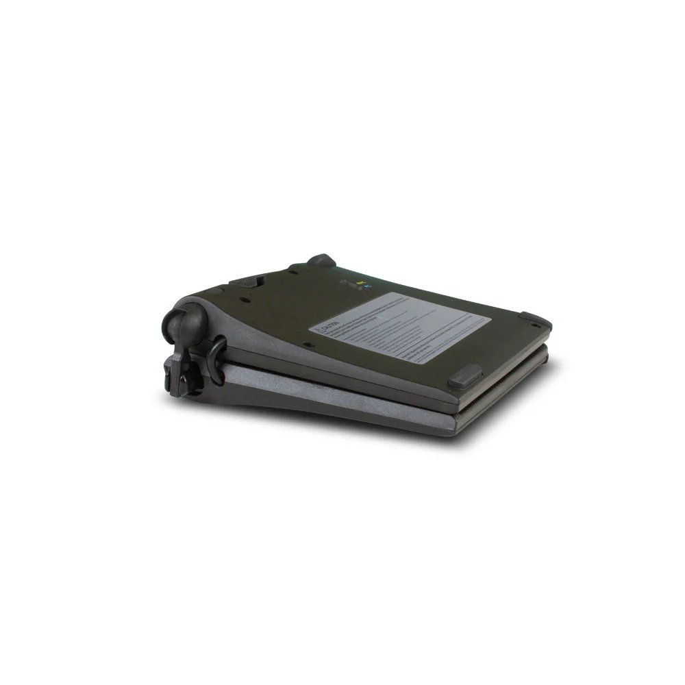 Top view, folded