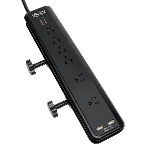 Goldtouch KOV-TL-606USB Tripp Lite Clamp-Mount Surge Protector