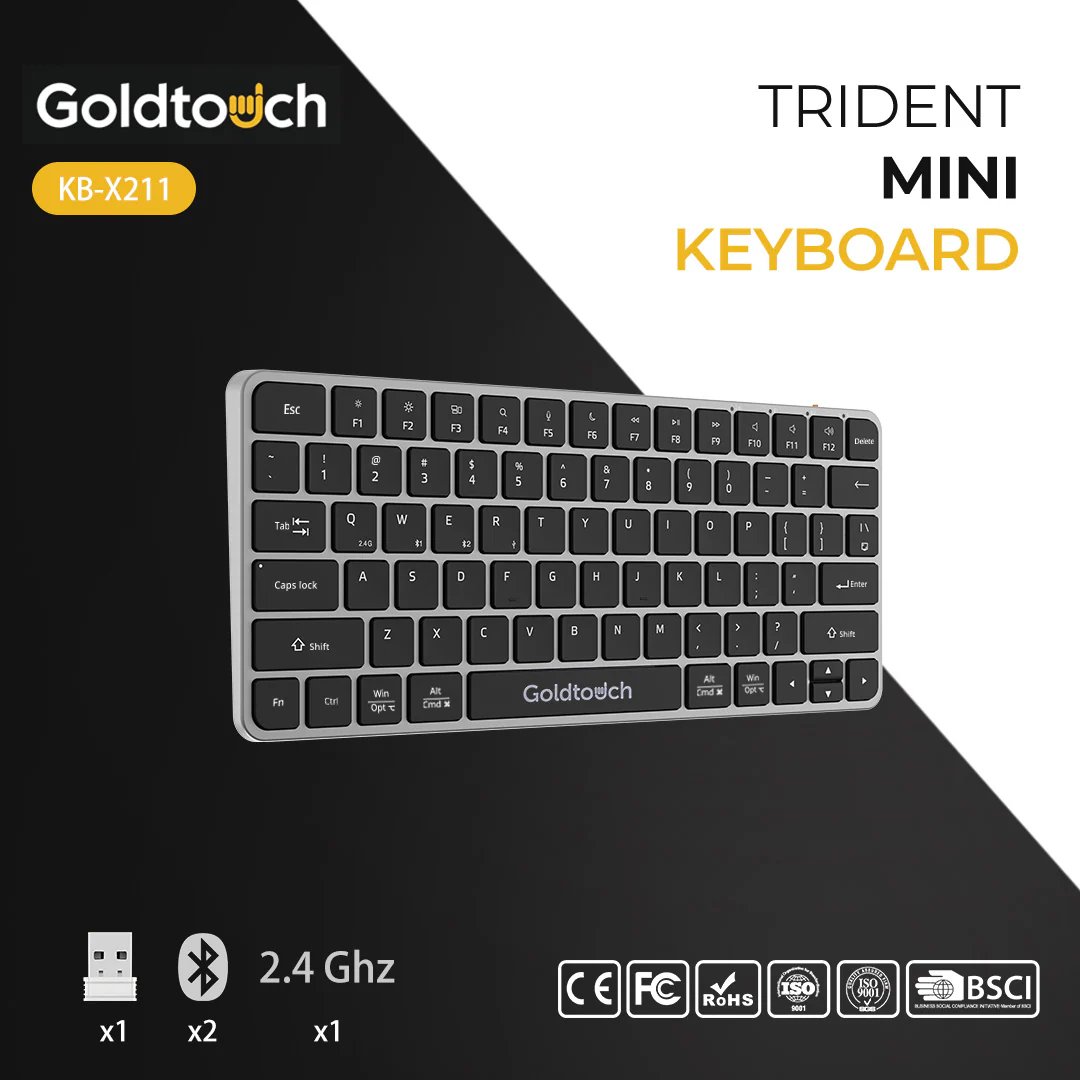 Goldtouch KB-X211-TM Trident Mini Keyboard
