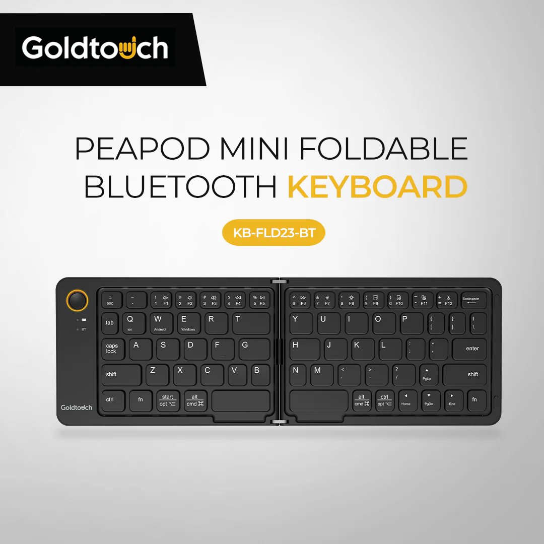 Goldtouch KB-FLD23-BT Peapod Mini Bluetooth Keyboard