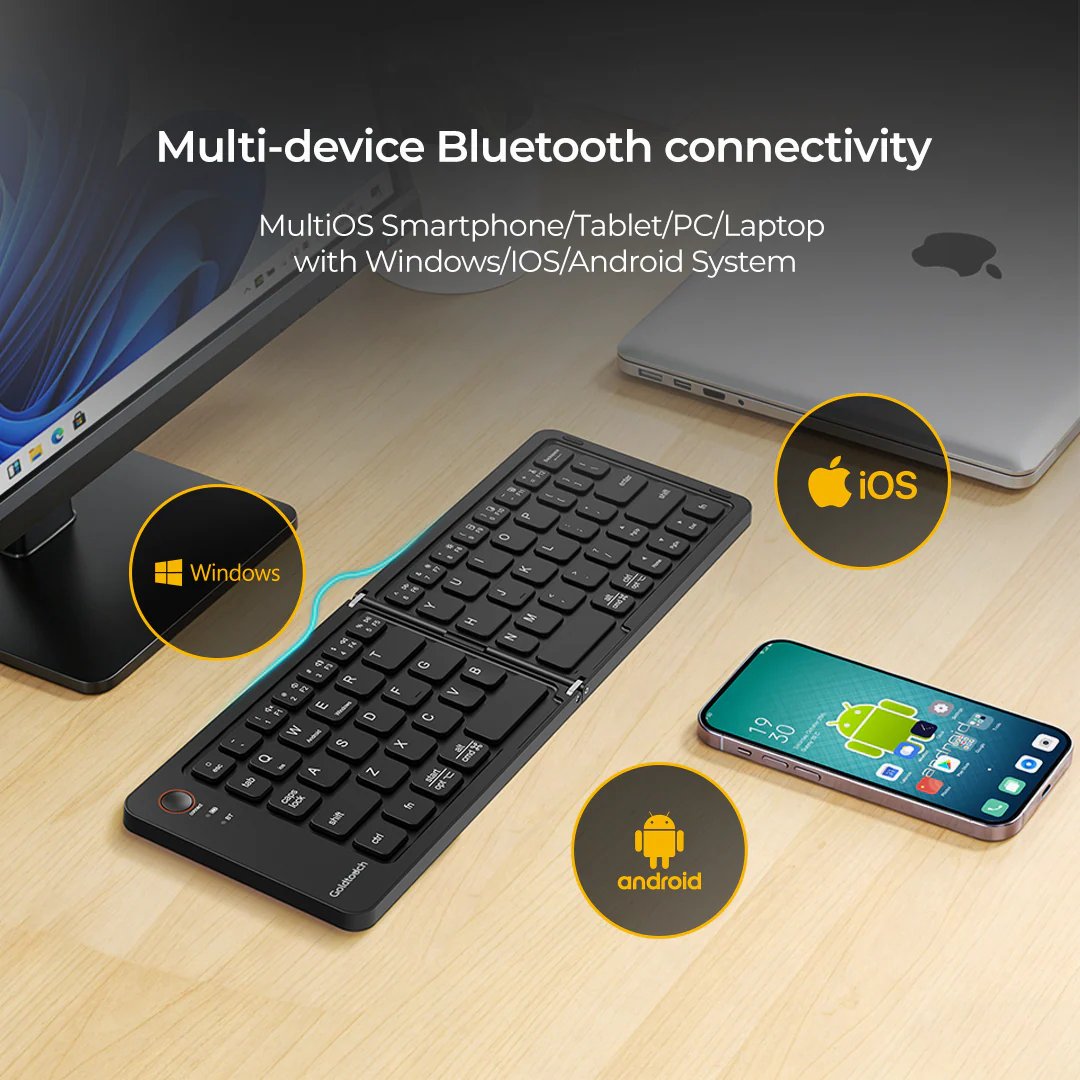 Goldtouch KB-FLD23-BT Peapod Mini Bluetooth Keyboard
