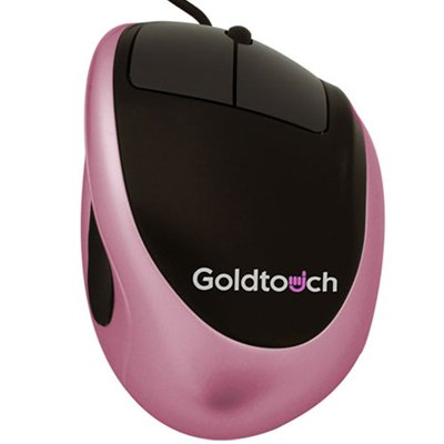 Goldtouch KOV-GTM-KOMENPINK Right Handed USB Ergonomic Mouse Benefiting Susan G. Komen for the Cure