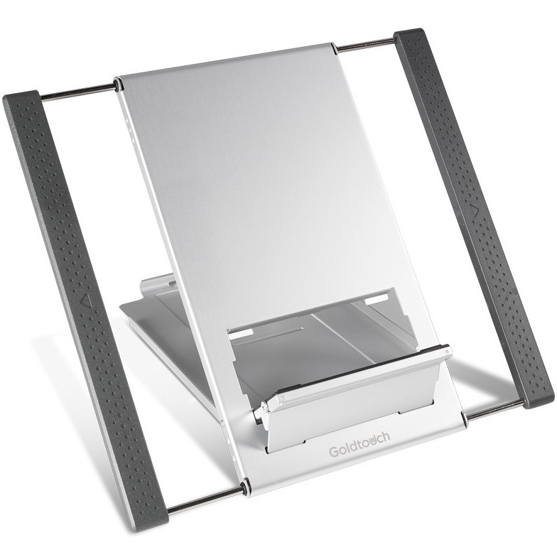 GTLS-0055 laptop stand in graphite aluminum