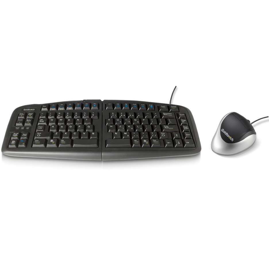 Goldtouch GTF-KRH V2 Adjustable Keyboard & Comfort Mouse Bundle