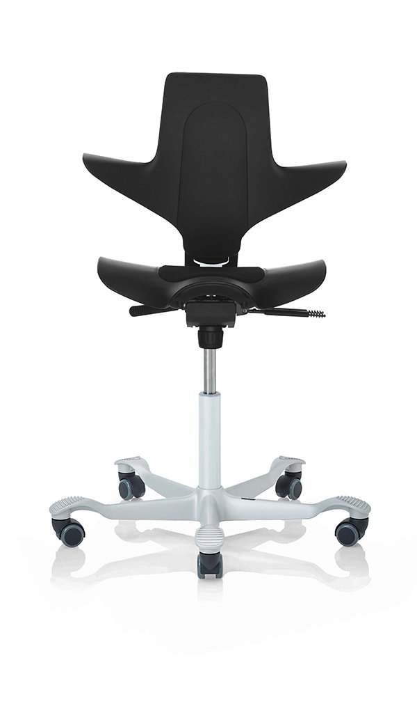 HAG capisco  puls Saddle Seat - 8010 - Plastic Back & Seat with Upholstered Pad or Cushion