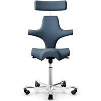 Flokk 8107 Hag Capisco Classic Saddle Seat and Headrest