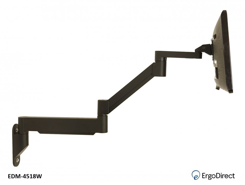 Long reach monitor wall mount