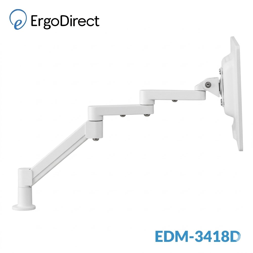 ErgoDirect EDM-3418D Long Reach Desk Mount Monitor Arm