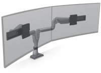 HAT E5G-D2SD Dual Dynamic Wide Monitor Arm