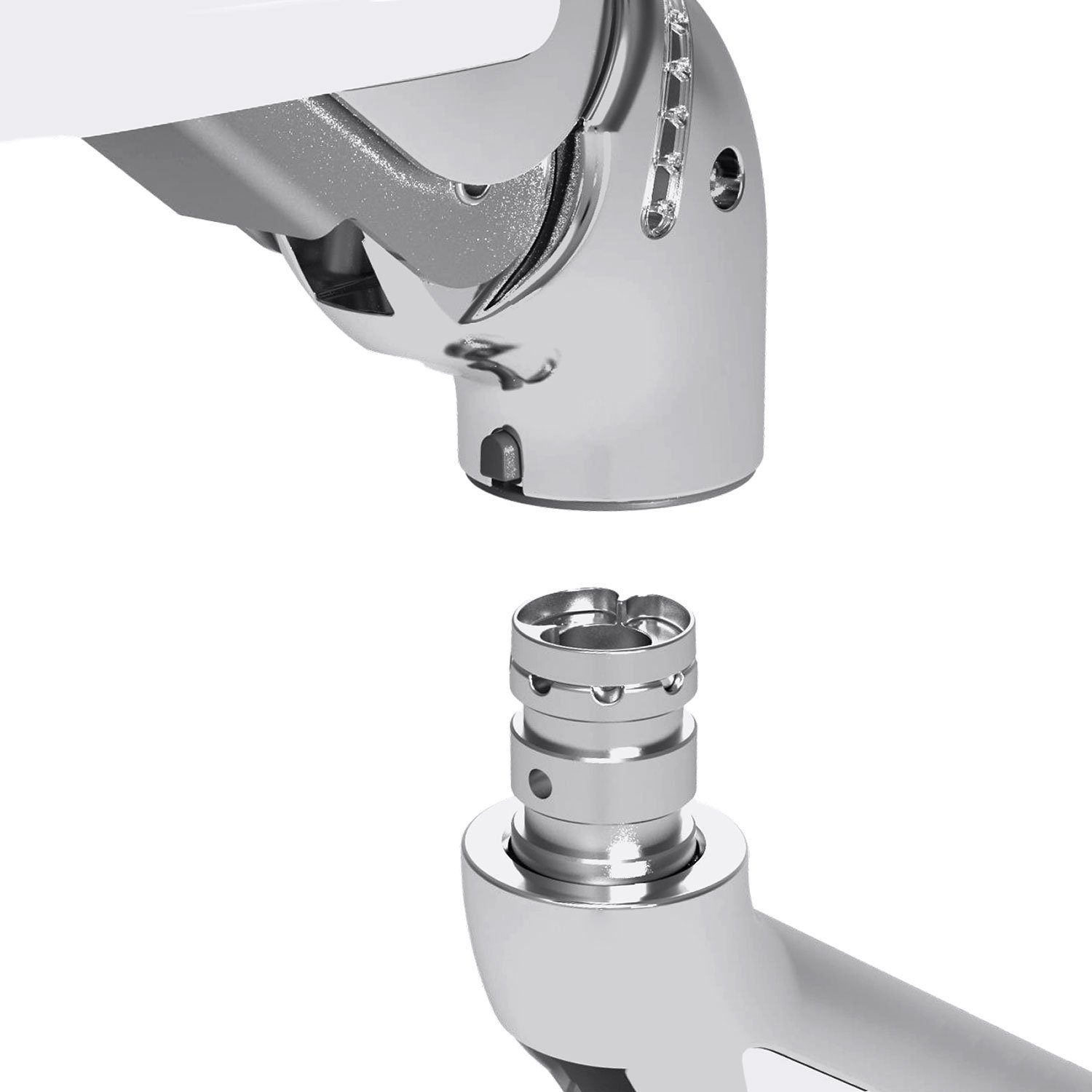 HAT E5G-D2C E5 Dual Crossbar Dynamic Monitor Arm