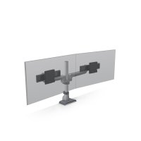 HAT E5G-P02S E5 Dual Static Monitor Arm with Pole