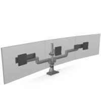 HAT E5G-P03SS E5 Triple Static Monitor Arm with Pole