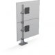 HAT E5G-P11 E5 One Over One Static Monitor Arm with Pole