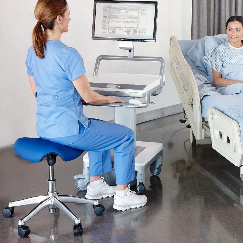 Ergonomic stool for medical office