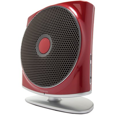 Humanscale Zon Personal Air Purifier in red color