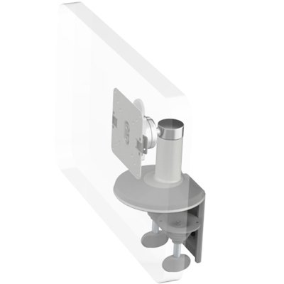 Humanscale M8 Monitor Arm with Two Piece Clamp Mount with Base, Standard Ball Joint