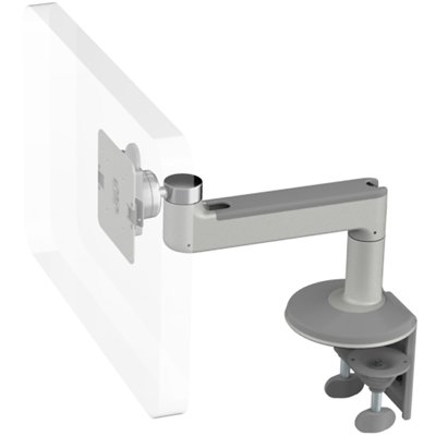 Humanscale M8 Monitor Arm with Two Piece Clamp Mount with Base, Straight Link only, Standard Ball Joint 