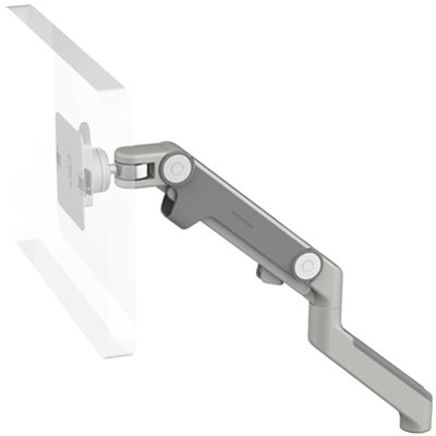 Humanscale M8 Monitor Arm with No Mount, Fixed Angled Link/Dynamic Link, Standard Ball Joint 