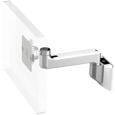 Humanscale M8 Monitor Arm with Universal Slatwall Mount, Straight Link, Standard Ball Joint 
