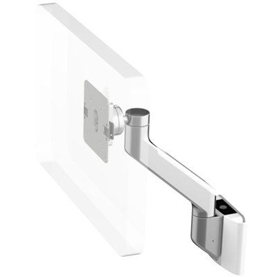 Humanscale M8 Monitor Arm with Universal Slatwall Mount, Fixed Angle Link, Standard Ball Joint 