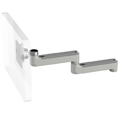 Humanscale M8 Monitor Arm with No Mount, Fixed Straight Link/Fixed Straight Link, Standard Ball Joint