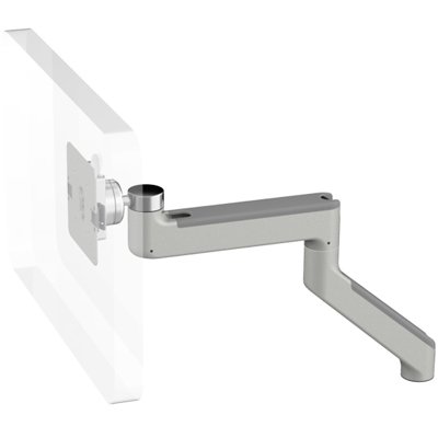 Humanscale M8 Monitor Arm with No Mount, Fixed Angled Link/Fixed Straight Link, Standard Ball Joint 