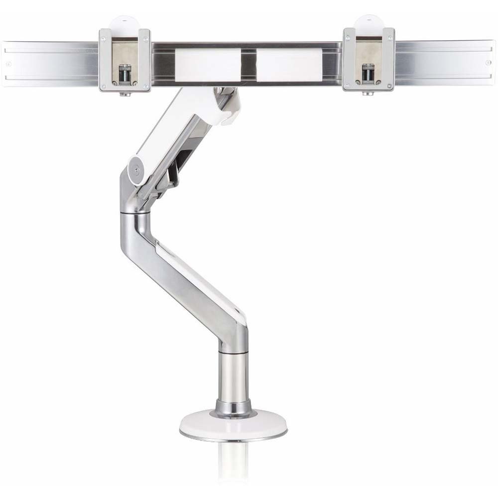 Humanscale M8 Articulating Dual Monitor Arm with Double Crossbar