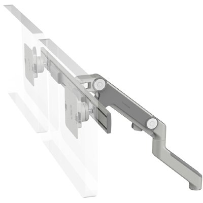 M8NS1C with No Mount, Silver, Fixed Angled Link/Dynamic Link