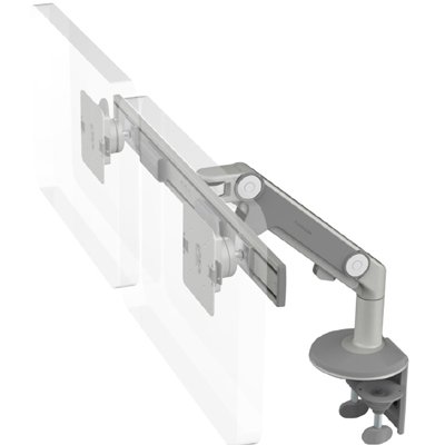 M8CS5C with Two Piece Clamp Mount with Base, Silver, Dynamic Link only
