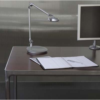 Installation of Humanscale Element 790 - 7 Watt Hi-Output MCX LED Light with Dimmer Ergonomic Task Light Silver