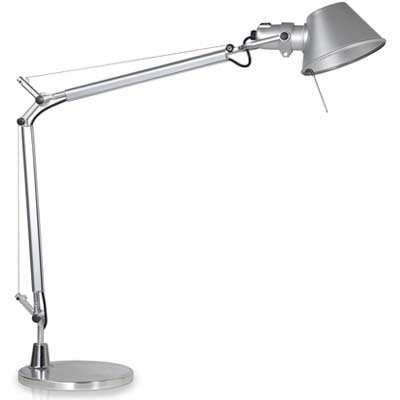 Side view of Humanscale Tolomeo Classic TTC or Mini TTM CFL Light and Task Lighting