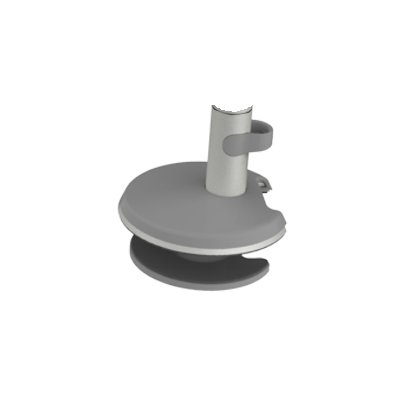 Humanscale M2BT or M8BT Bolt-Through Mount with Base