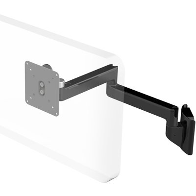 M2SB3S - M2 with Universal slatwall mount, Fixed straight link/Fixed straight link, black